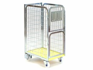 1 high frontload Dairytainer with a yellow base