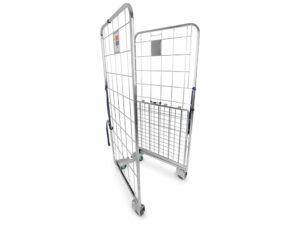 2-seitiger H-Rahmen Compactainer Rollbehälter gefaltet