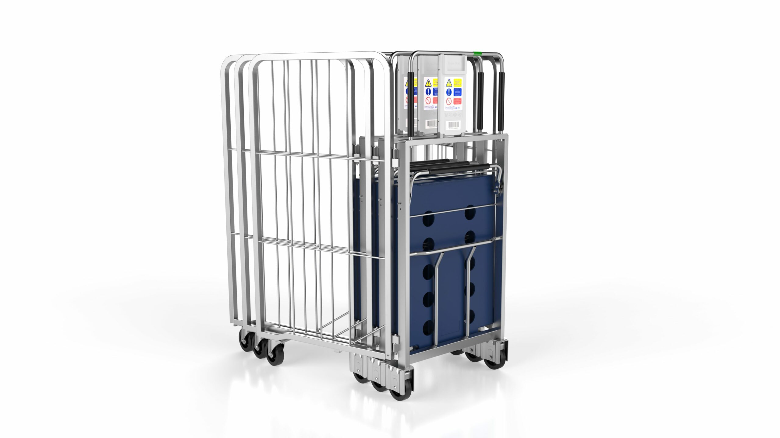 Rollbehälter York für die Verteilung von Briefsäcken und Brieftrays