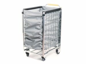 One touch roll container equipped with a container sleeve