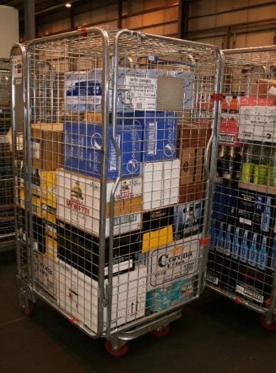 DHL roll cage wetherspoon