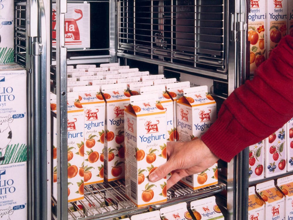 frontload dairytainer in use