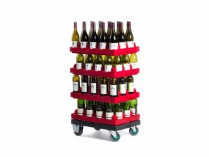 K. Hartwall Wein Tray bzw Tablett für Weinflaschen