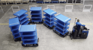 K.Hartwall LiftLiner tugger train