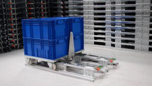 Lean Adapterpalette mit Lean BodenrollerDolly 600x800mm