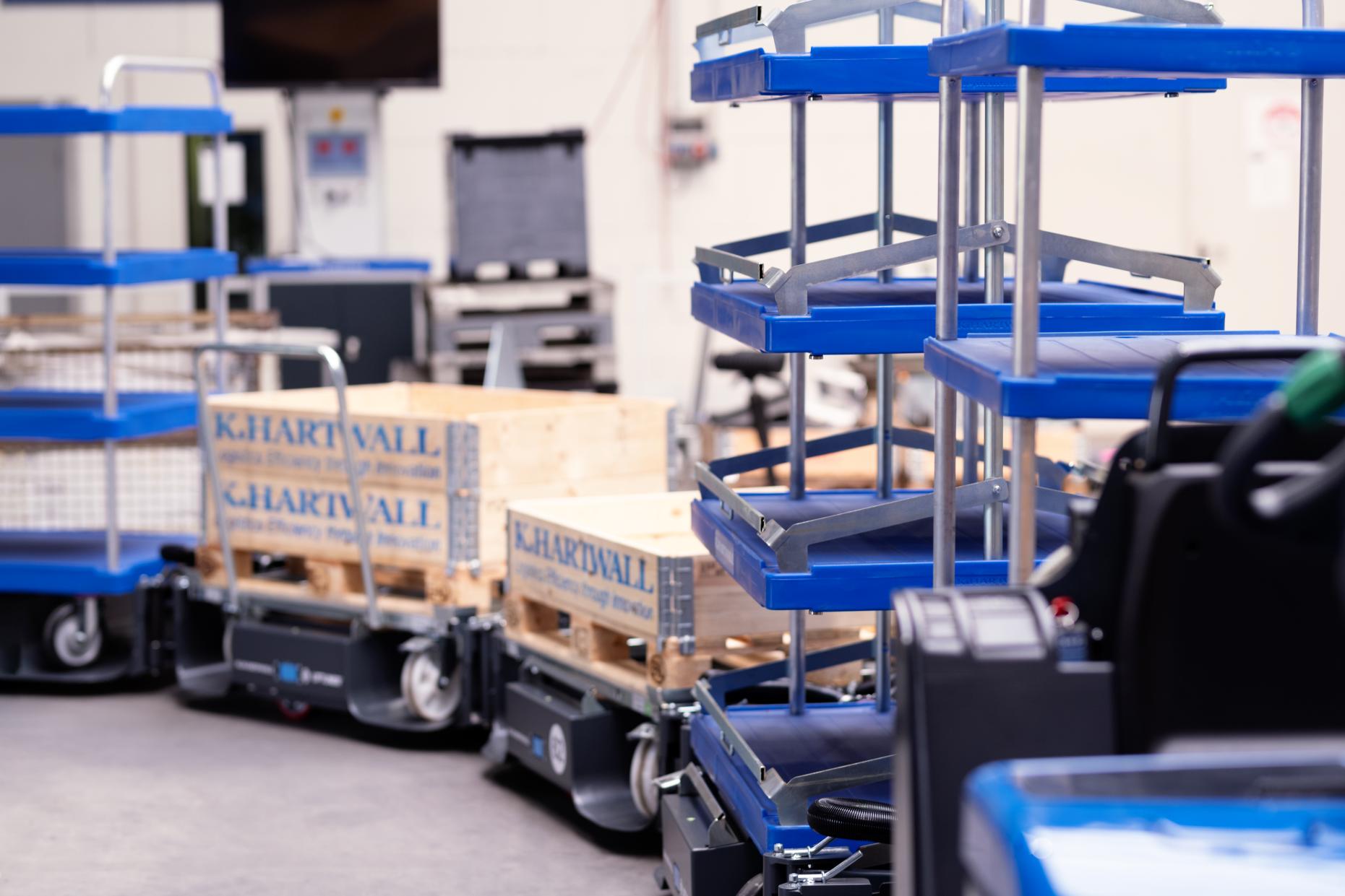 Efficient milk run with the LiftLiner tugger train makes sequencing redundant