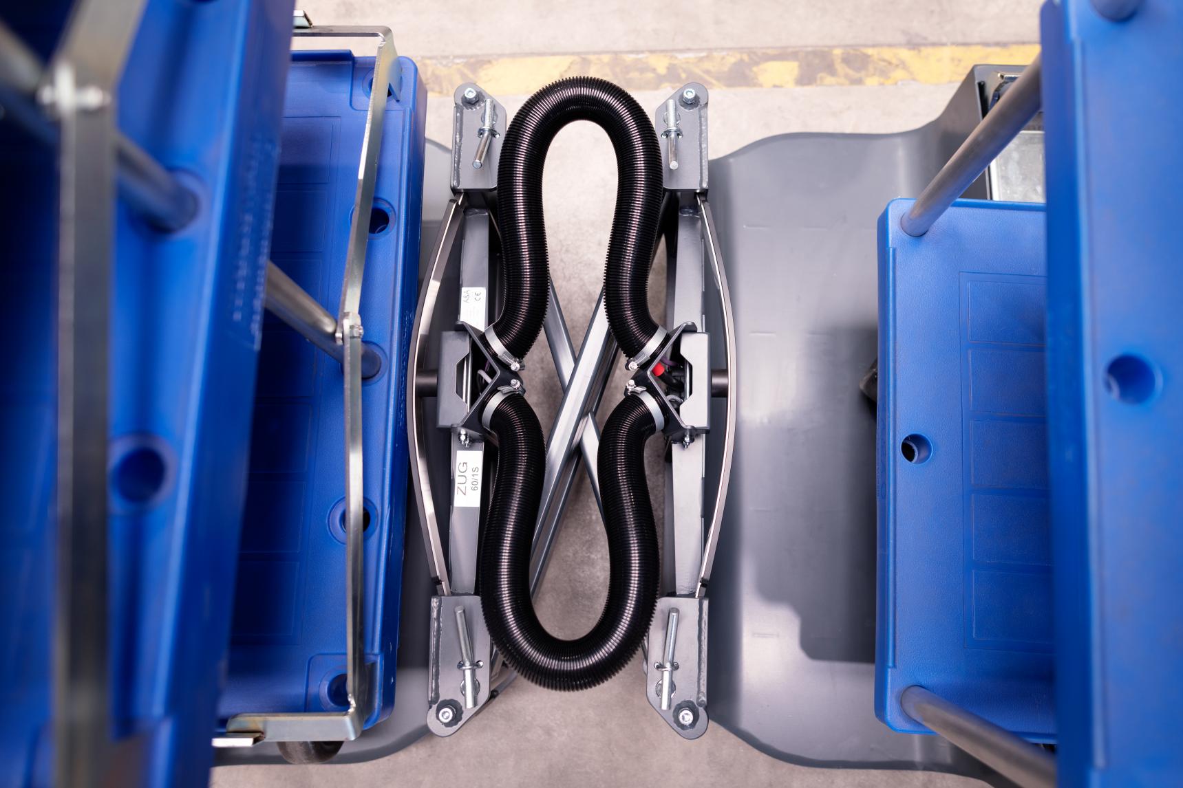 Innovative crossbar coupling system of the LiftLiner tugger train