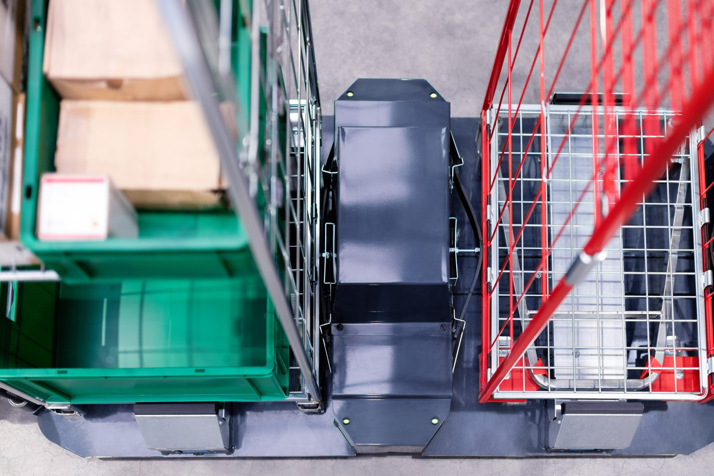 Zahlreiche Rollbehälter-Modelle sind mit dem LiftLiner RC kompatibel