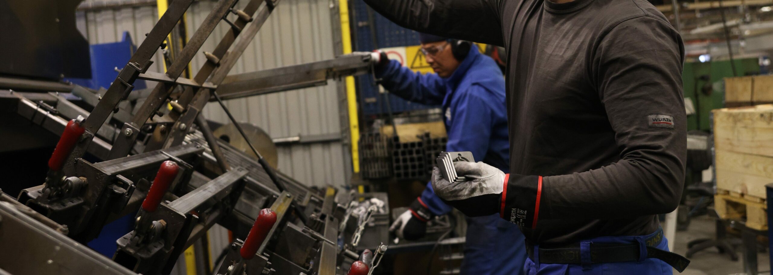 Arbeitssicherheit bei K.Hartwall beim Roboterschweißen