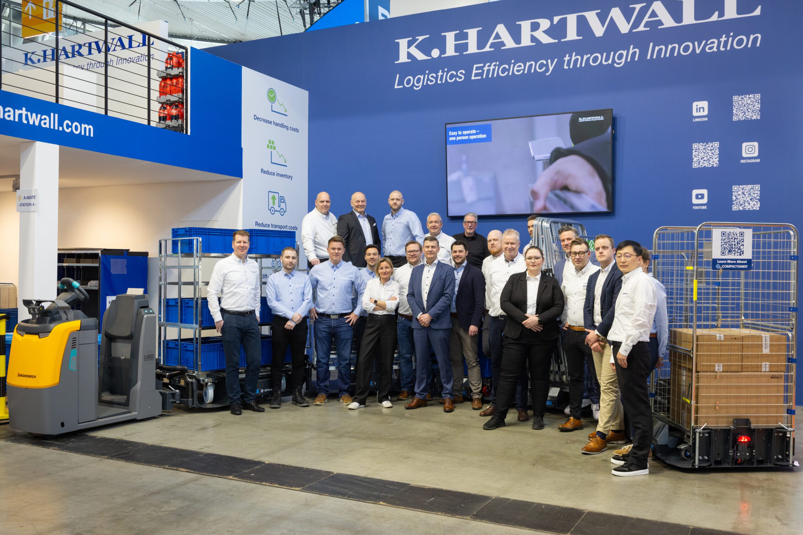 Meet the K.Hartwall team at the LogiMAT fair 2025 in Stuttgart.