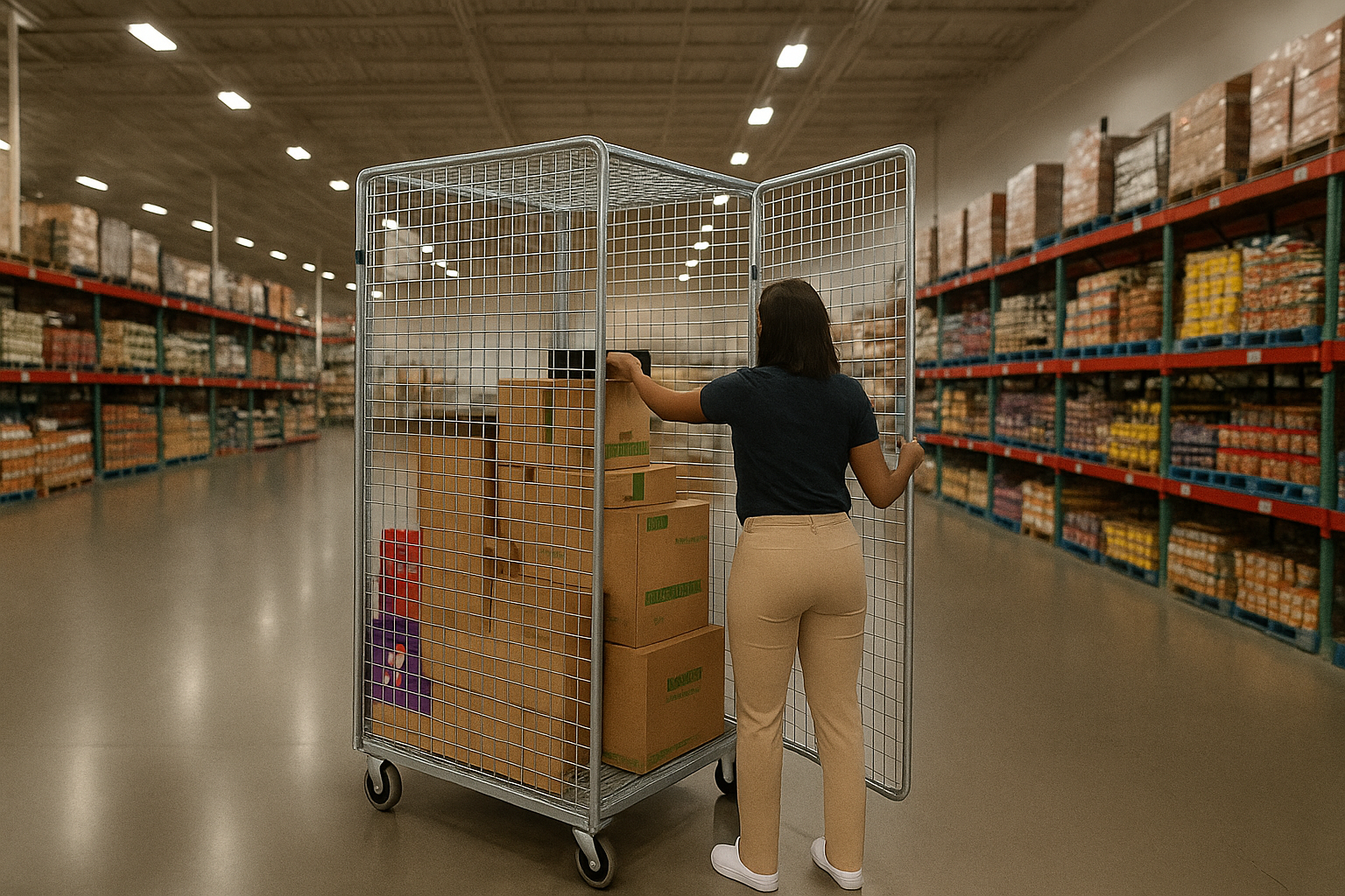 Security compactainer - roll container