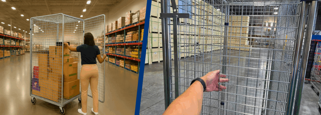 Security compactainer - roll container double image